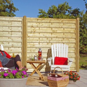 PLUS Bergen Zaun - Vielseitiger und idyllischer Sichtschutz für Garten und Terrasse, wählbar zwischen klassischem Lattenzaun oder dekorativem Spalierzaun. Ideal für eine ländliche Atmosphäre und individuelle Gestaltungsmöglichkeiten mit oder ohne Rankgitt