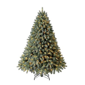 Evergreen Weihnachtsbaum Vermont Fichte – 180 cm, Inkl. 350 LEDs, Naturgetreuer Fichtenlook für leuchtende Festtage