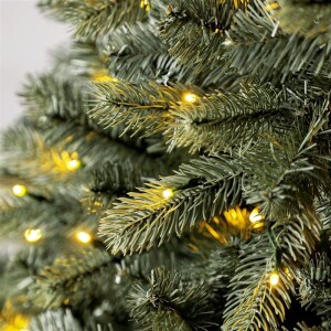 Evergreen Weihnachtsbaum Vermont Fichte – 180 cm, Inkl. 350 LEDs, Naturgetreuer Fichtenlook für leuchtende Festtage