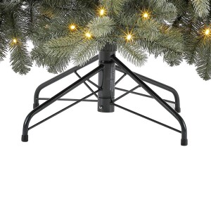 Evergreen Weihnachtsbaum Vermont Fichte – 180 cm, Inkl. 350 LEDs, Naturgetreuer Fichtenlook für leuchtende Festtage