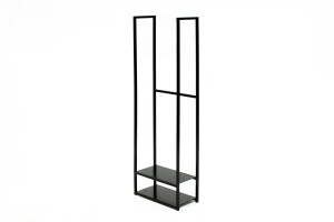 Westmann Kaminholzregal Porthos Schwarz 20x40x120 cm