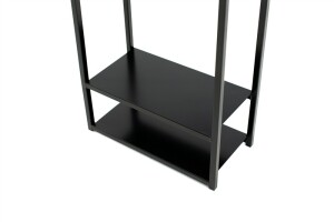 Westmann Kaminholzregal Porthos Schwarz 20x40x120 cm