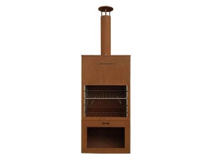 Westmann Gartenkamin & Grill, Cortenstahl –...
