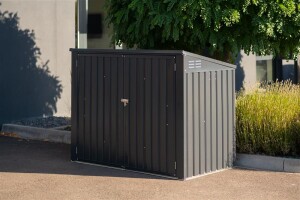 Westmann Mülltonnenbox & Gerätebox 5x3,...