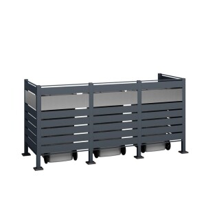Westmann Mülltonnenverkleidung Planum | 3x 240 L |...