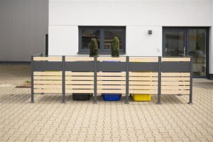 Westmann Mülltonnenverkleidung Planum | 5x240 L |...