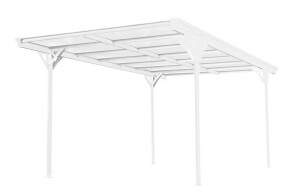 Westmann Aluminium Flachdach Carport Helsinki 3x5 m -...