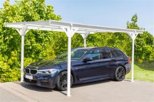 Westmann Aluminium Flachdach Carport Helsinki 3x5 m -...