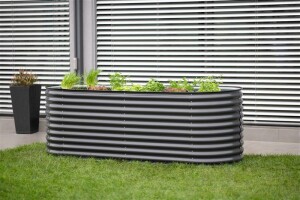 Westmann Hochbeet Grow Faster Anthrazit 240x80x82 cm – Langlebig und wetterfest