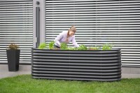 Westmann Hochbeet Grow Faster Anthrazit 240x80x82 cm – Langlebig und wetterfest