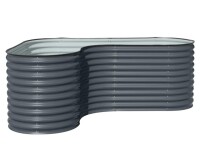 Westmann Hochbeet Grow Faster Anthrazit 240x160x82 cm – Außergewöhnlich und wetterfest