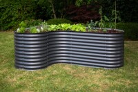 Westmann Hochbeet Grow Faster Anthrazit 240x160x82 cm – Außergewöhnlich und wetterfest