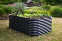 Westmann Hochbeet Grow Faster Anthrazit 240x160x82 cm – Außergewöhnlich und wetterfest