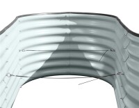 Westmann Hochbeet Grow Faster Anthrazit 240x160x82 cm – Außergewöhnlich und wetterfest