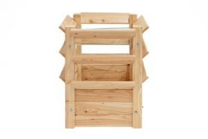 Westmann Hochbeet Premium L Lärchenholz 66x66x73 cm...