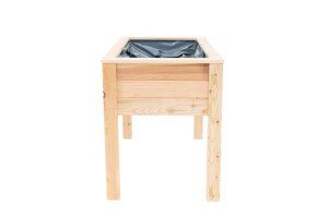 Westmann Hochbeet Emily Lärchenholz 120x65x75 cm – Praktisch auf Stelzen, Natur
