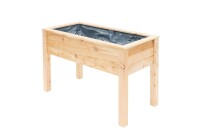 Westmann Hochbeet Emily Lärchenholz 120x65x75 cm – Praktisch auf Stelzen, Natur
