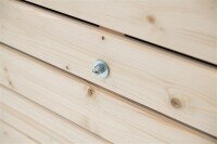 Westmann Hochbeet Asket L Fichtenholz 130x70x90 cm – Großzügige Kulturfläche, Natur