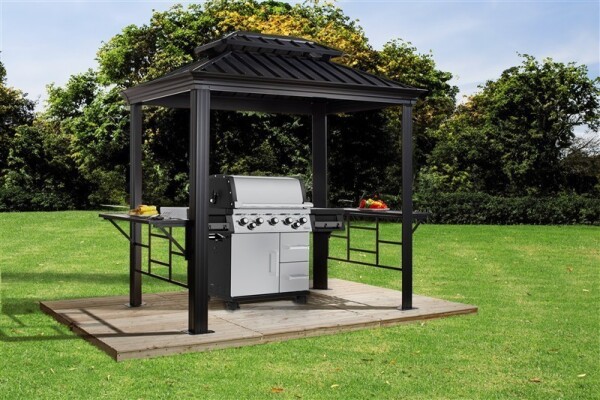 Sojag Pavillon BBQ Messina 68 Anthrazit 179x292x262cm
