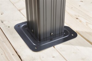 Sojag Pavillon Messina 1216 Anthrazit 363x483x307,1cm