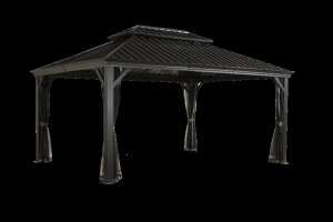 Sojag Pavillon Messina 1216 Anthrazit 363x483x307,1cm