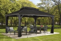 Sojag Pavillon Messina 1216 Anthrazit 363x483x307,1cm