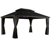 Sojag Pavillon Messina 1216 Anthrazit 363x483x307,1cm
