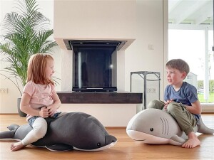 Westmann Sitzsack & Schwimmtier Hai 111x45 cm – Vielseitig & robust
