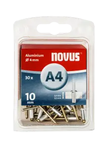 Blindnieten Aluminium Ø 4x10 mm 30 Stück