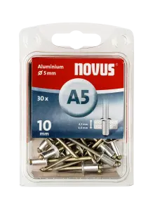 Blindnieten Aluminium Ø 5x10 mm 30 Stück