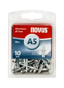 Blindnieten Aluminium Ø 5x10 mm 70 Stück