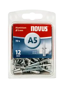 Blindnieten Aluminium Ø 5x12 mm 70 Stück